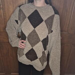 Oversized Vintage Grandpa Sweater